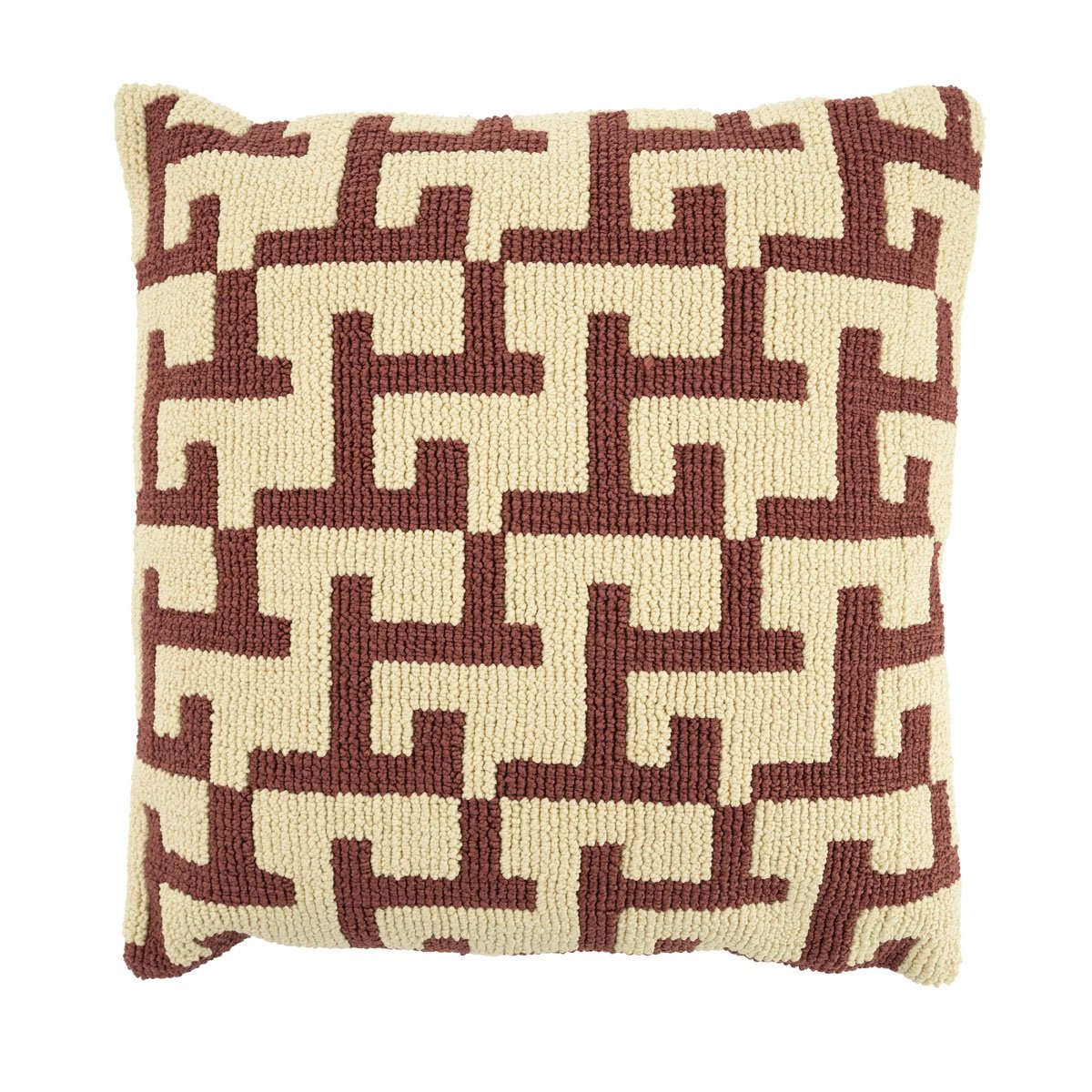 By-Boo sierkussen Ziggy burgundy 50x50