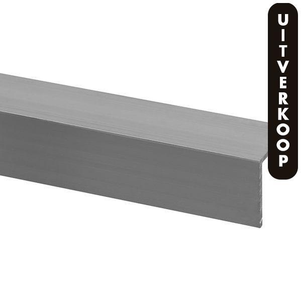 Hoekprofiel aluminium 15x15mm 100 cm.