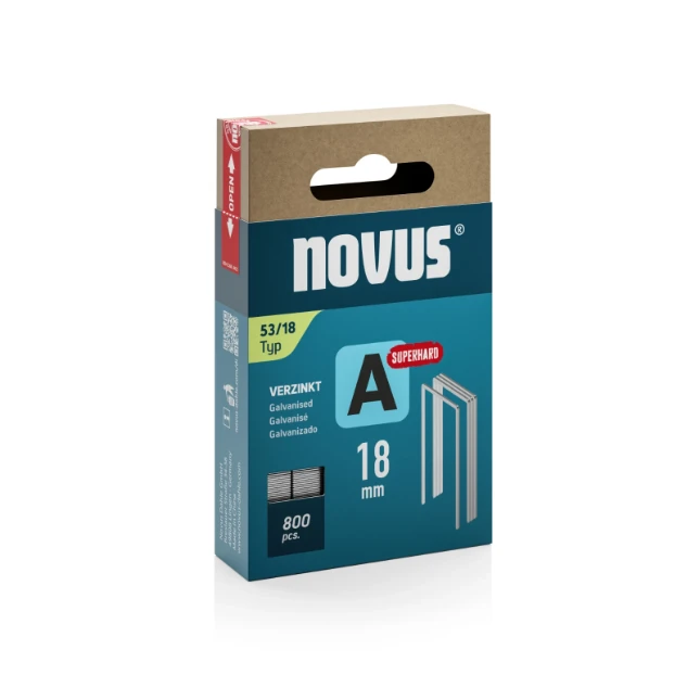 Novus dundraad nieten A 53/18mm SH (1000 stuks)