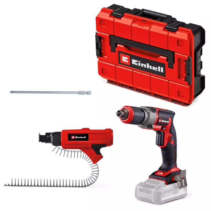 Einhell Accu Gipsplaatschroevendraaier TP-DY 18 Li BL Solo + Magazijn - Zonder accu en lader