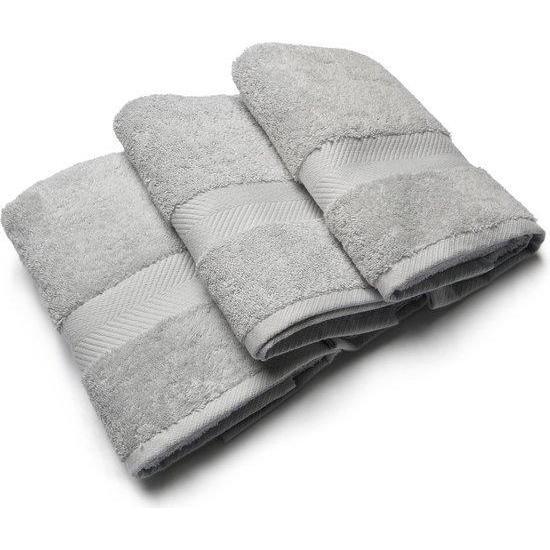 Casilin gastendoek Royal Touch grijs 40×70cm