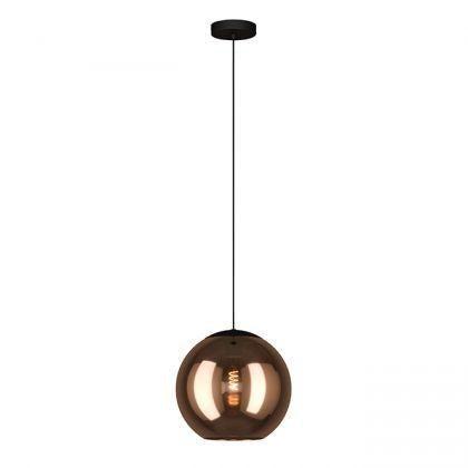 Eglo Cordoba hanglamp 1x E27 zwart/koper