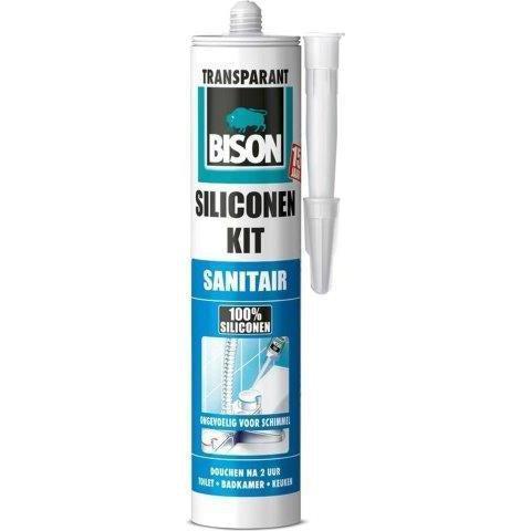 Bison siliconenkit sanitair transparant 310ml