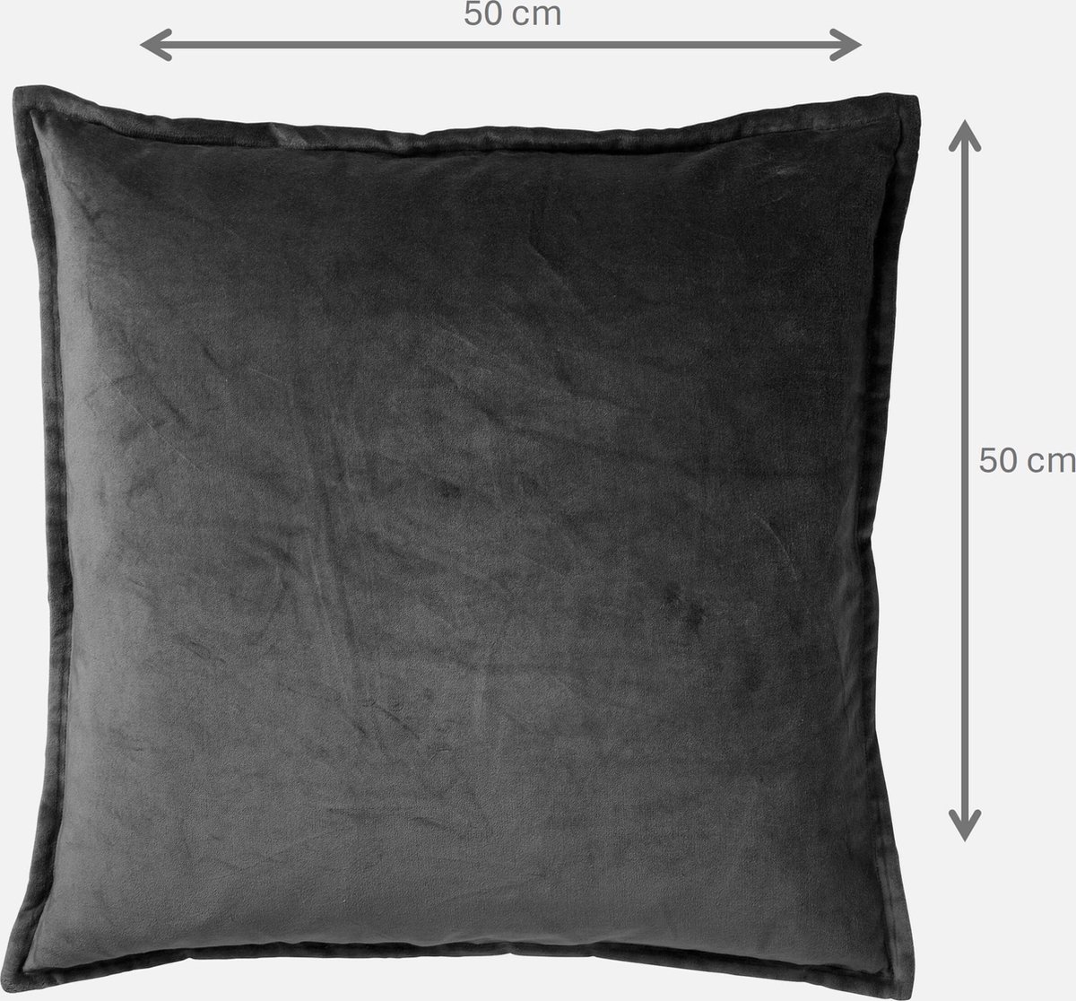 Dutch Decor sierkussen Caith Muted Clay roze  B50 × H50 cm