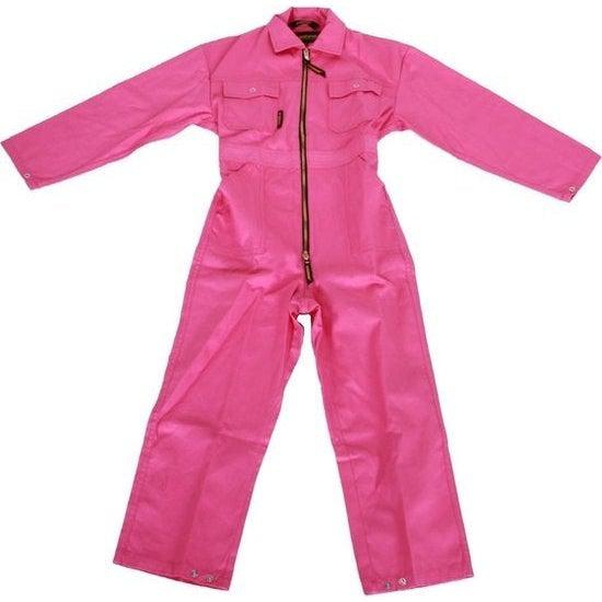 Kinderrallyoverall roze 128