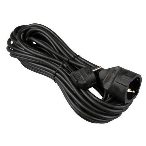 Verlengsnoer 10 meter 3x1 mm. + RA zwart