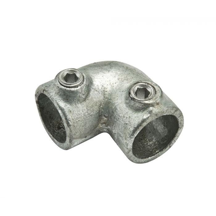 Maclean koppelstuk 28mm hoekstuk 90gr.
