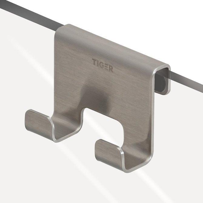 Tiger Caddy Handdoekhaak voor douchecabine 6-8 mm RVS geborsteld