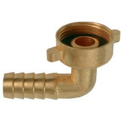 Messing hoekschroefkop. 1/2-3/4