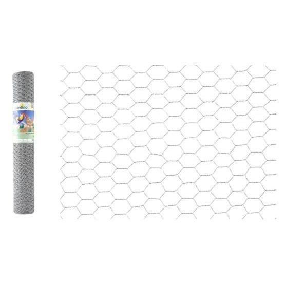 Giardino zeskant verzinkt 13 x 0.7mm x 50cm x 2,5 meter