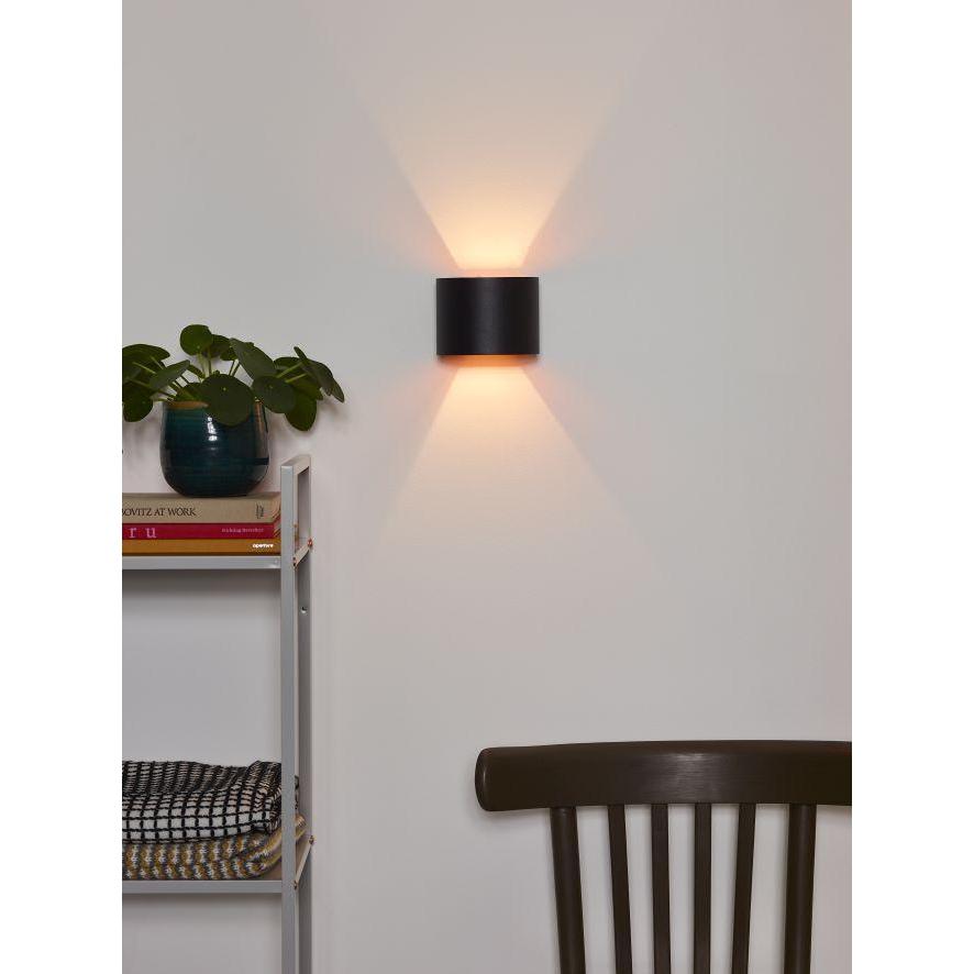 Lucide Xio wandlamp LED dimbaar G9 1x4W 2700K zwart