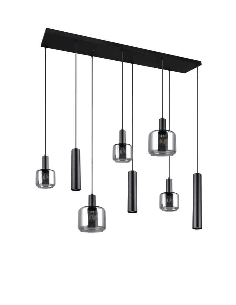 Trio hanglamp Mataro mat zwart