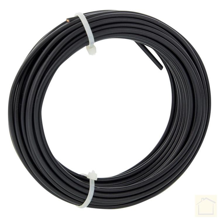 Installatiedraad 1.5 mm² 10 meter zwart