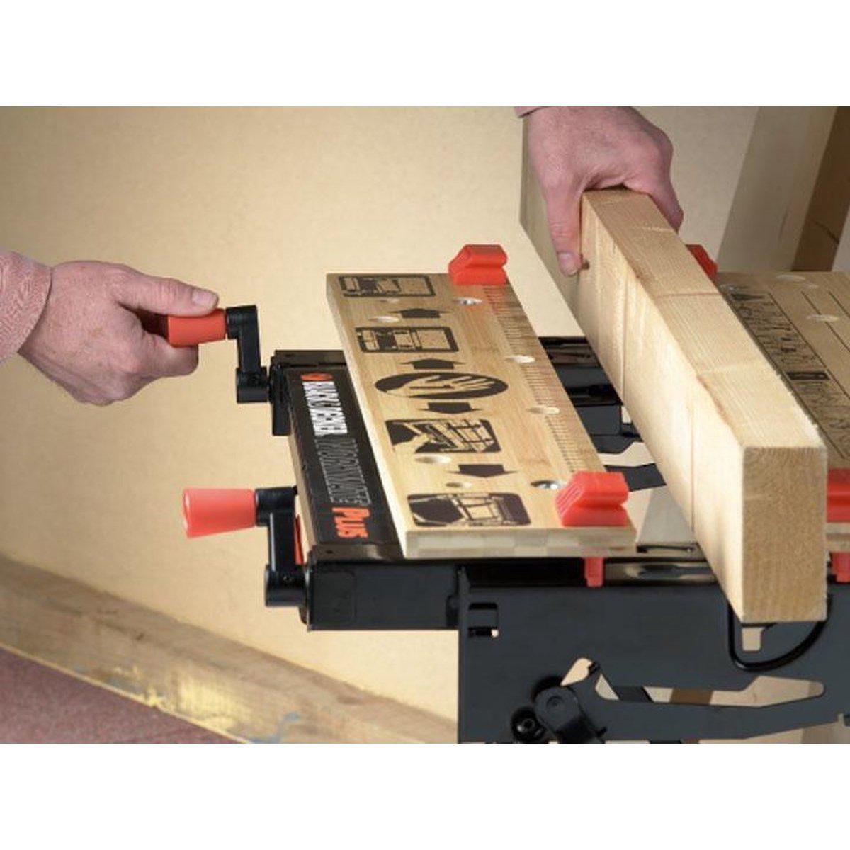 Werkbank verticale klemmogelijkheid eenhandsbediening