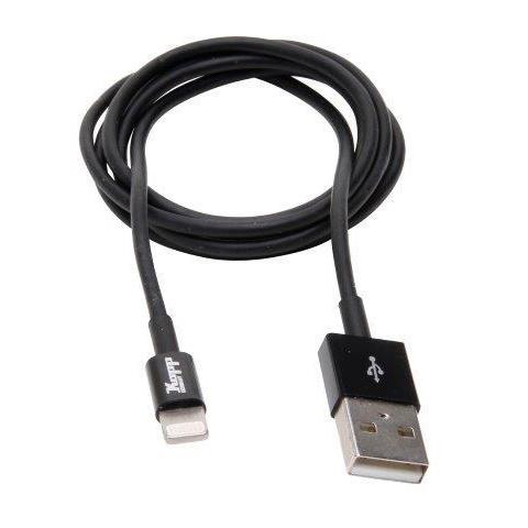Usb Oplaadkabel 8P Mfi kabel zwart 1 meter