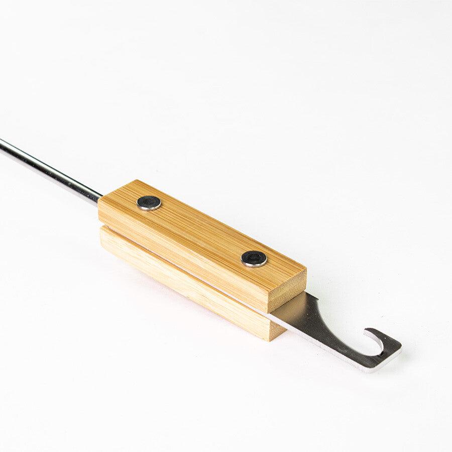 YAKINIKU Kamado aspook – RVS asverwijderaar met lange steel