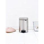 Brabantia NewIcon pedaalemmer 3 ltr Matt Steel