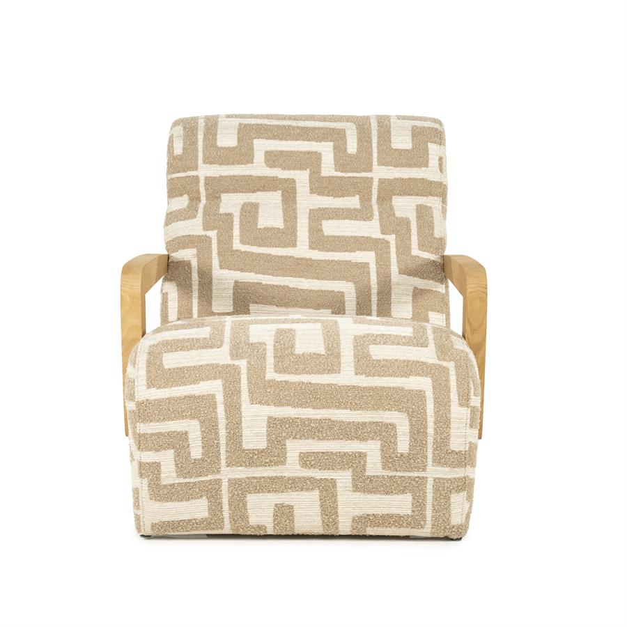 Eleonora fauteuil Olek - taupe Libre