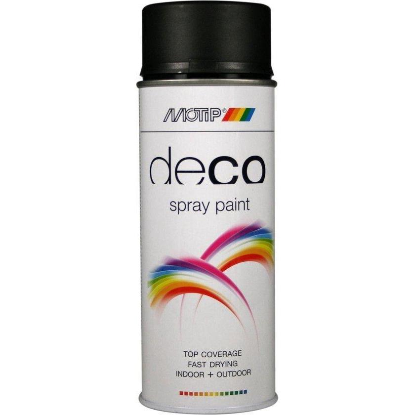 MoTip Deco mat RAL9005 diep zwart 400ml | 8711347016013