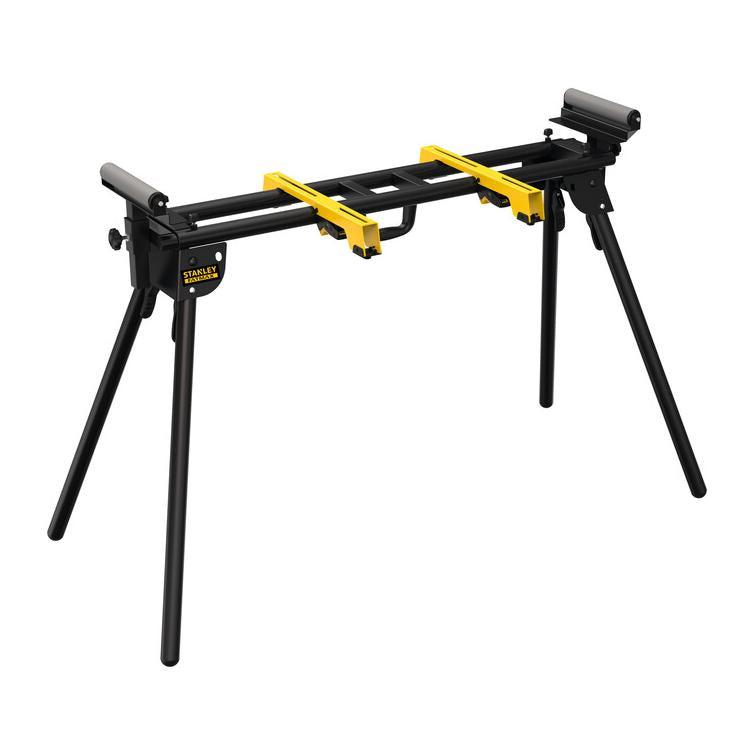 Compacte werktafel voor afkort- en verstekzagen 2x montagebeugels voor het monteren van de afkort- en verstekzaag 