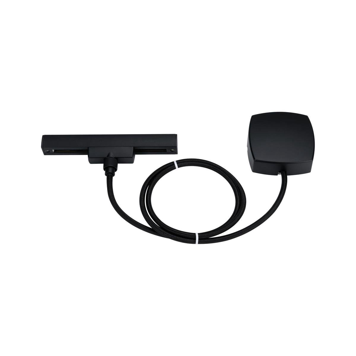 Paulmann URail systeem kabelvoeding 1mtr. 230V max 1000W zwart mat metaal/kunstst