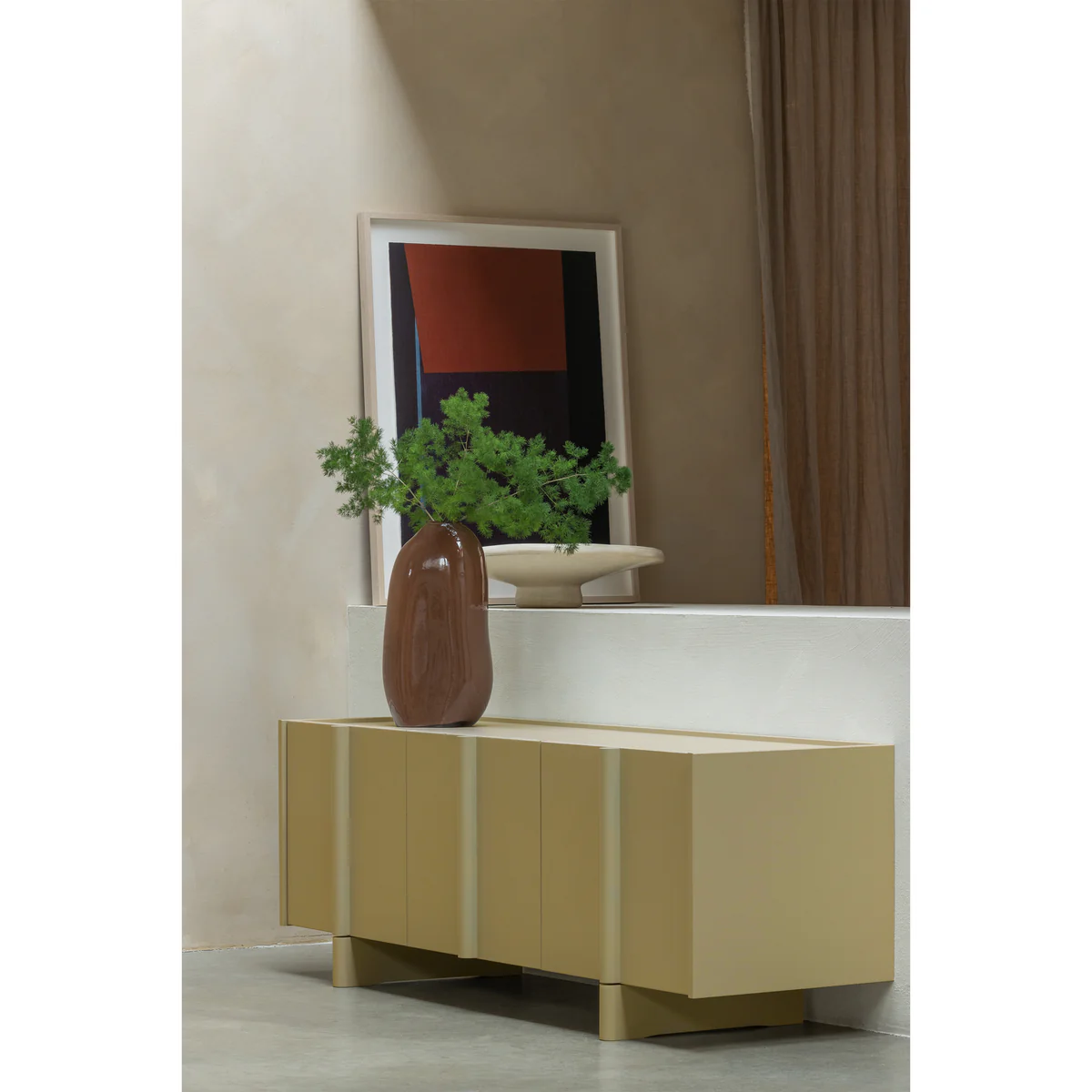 WOOOD BASU TV MEUBEL 152CM GRENEN MOSS [fsc]