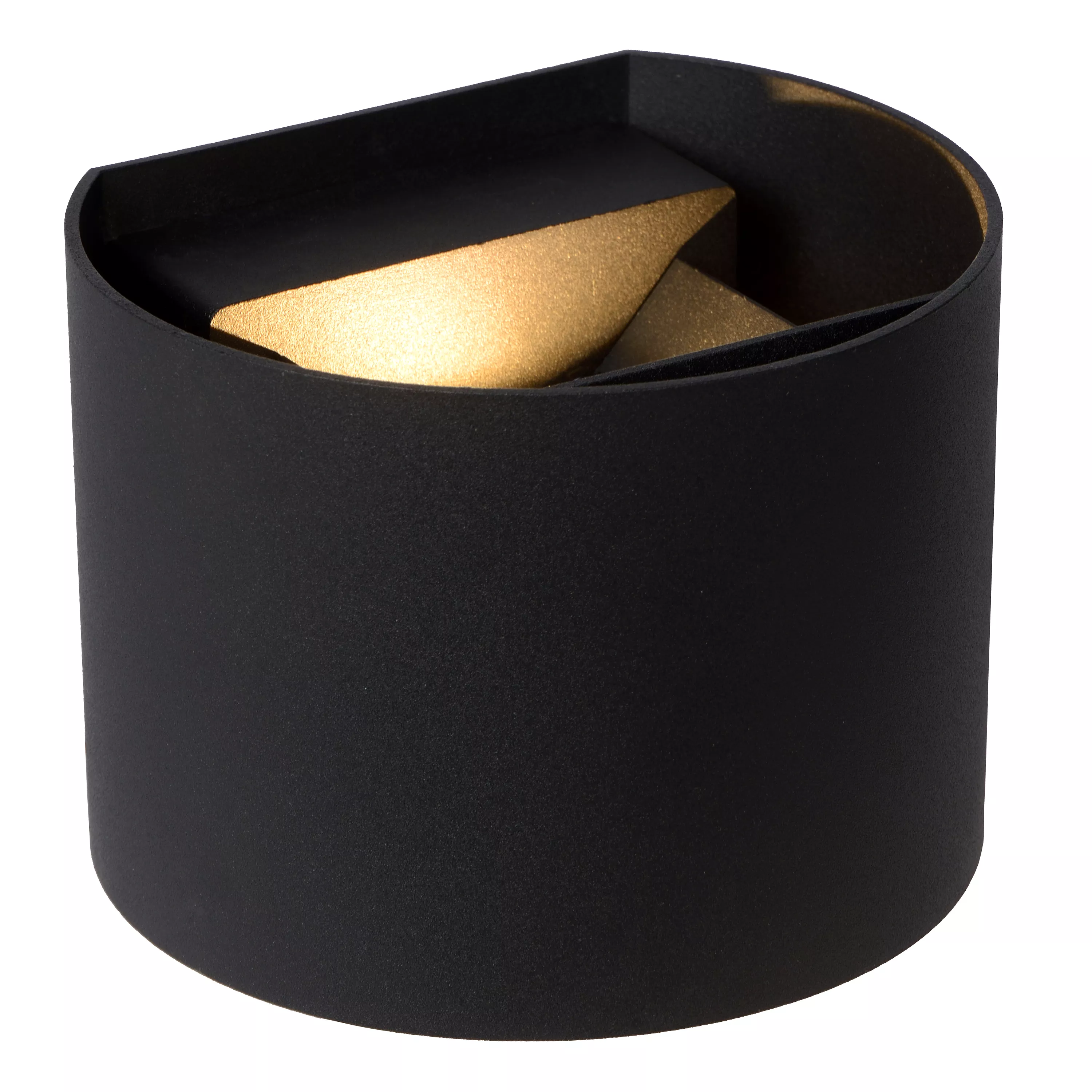 AXI Wandspot Badk.-Zwart-LED-3,5W-2700K-IP54