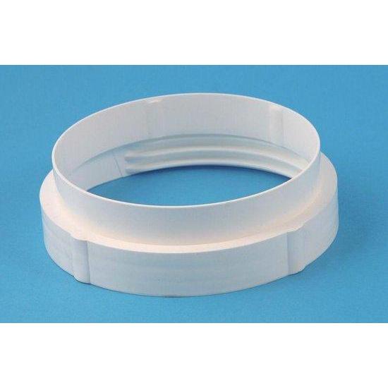 Slangverbinder 125 mm. uitwendigxbinnendr