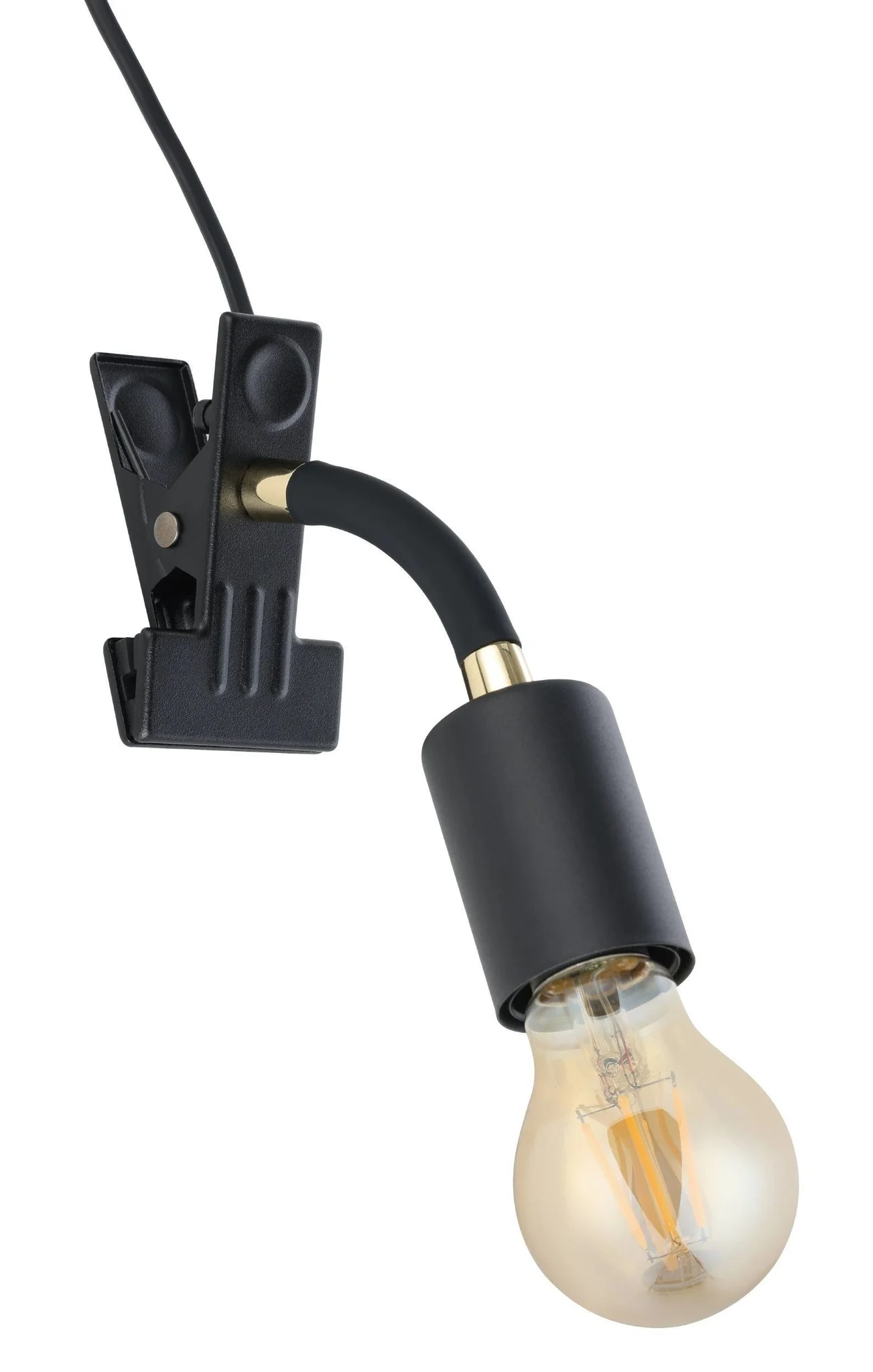 Eglo KLEMSPOT/1 E27 PARRINI1 ZWART/GOUD