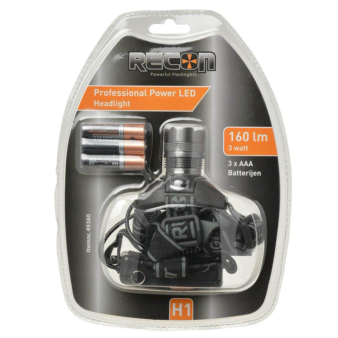 Recon H1 Hoofdlamp PowerLED 3W