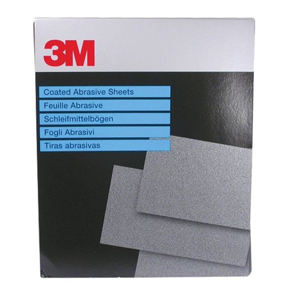3M Wetordry schuurvel 734 zwart 230x280mm P1200 - per stuk
