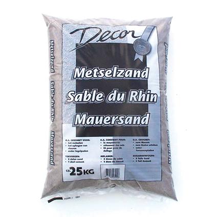 Metselzand 25 kg.
