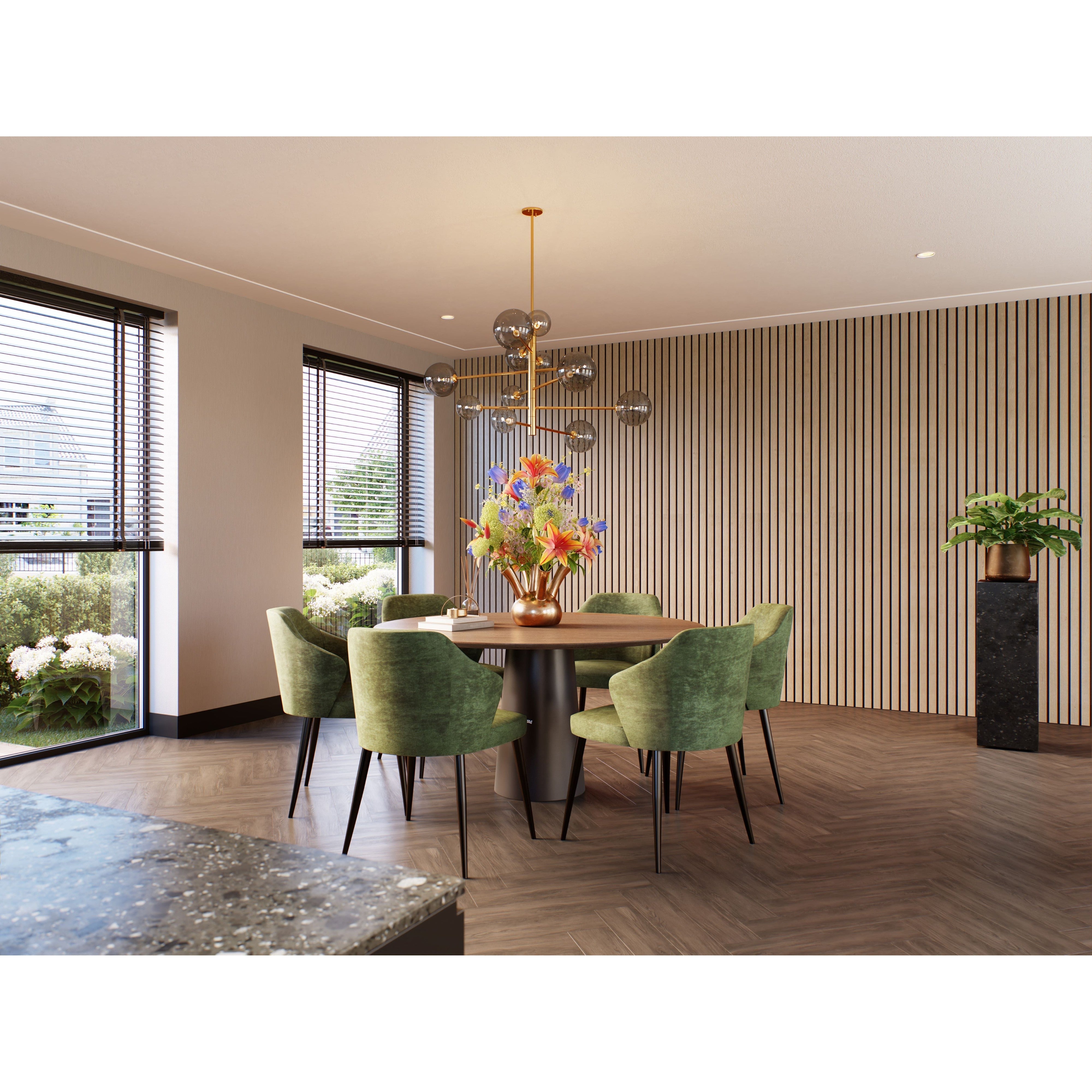 Decowall akoestisch advanced natuur eiken 2600x300x17mm - 2 stuks