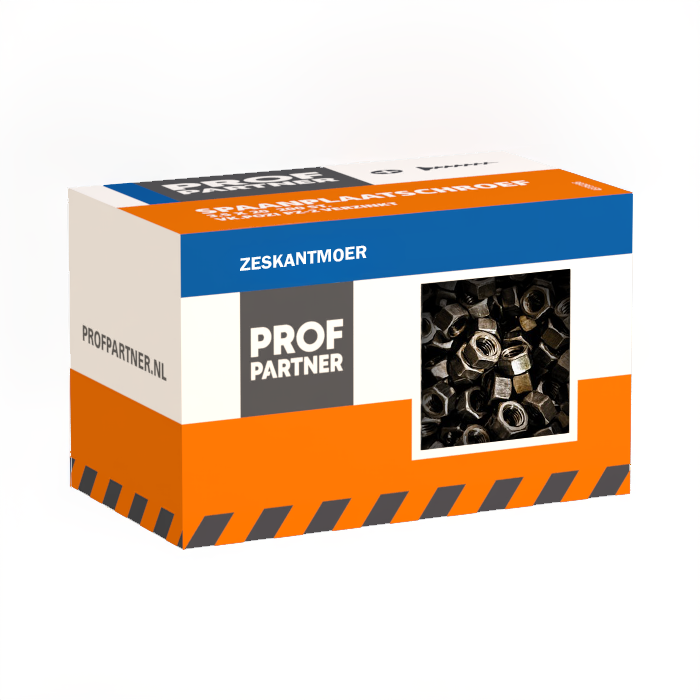 Profp. ZESKANTMOER M 6 DIN934-8 VERZ