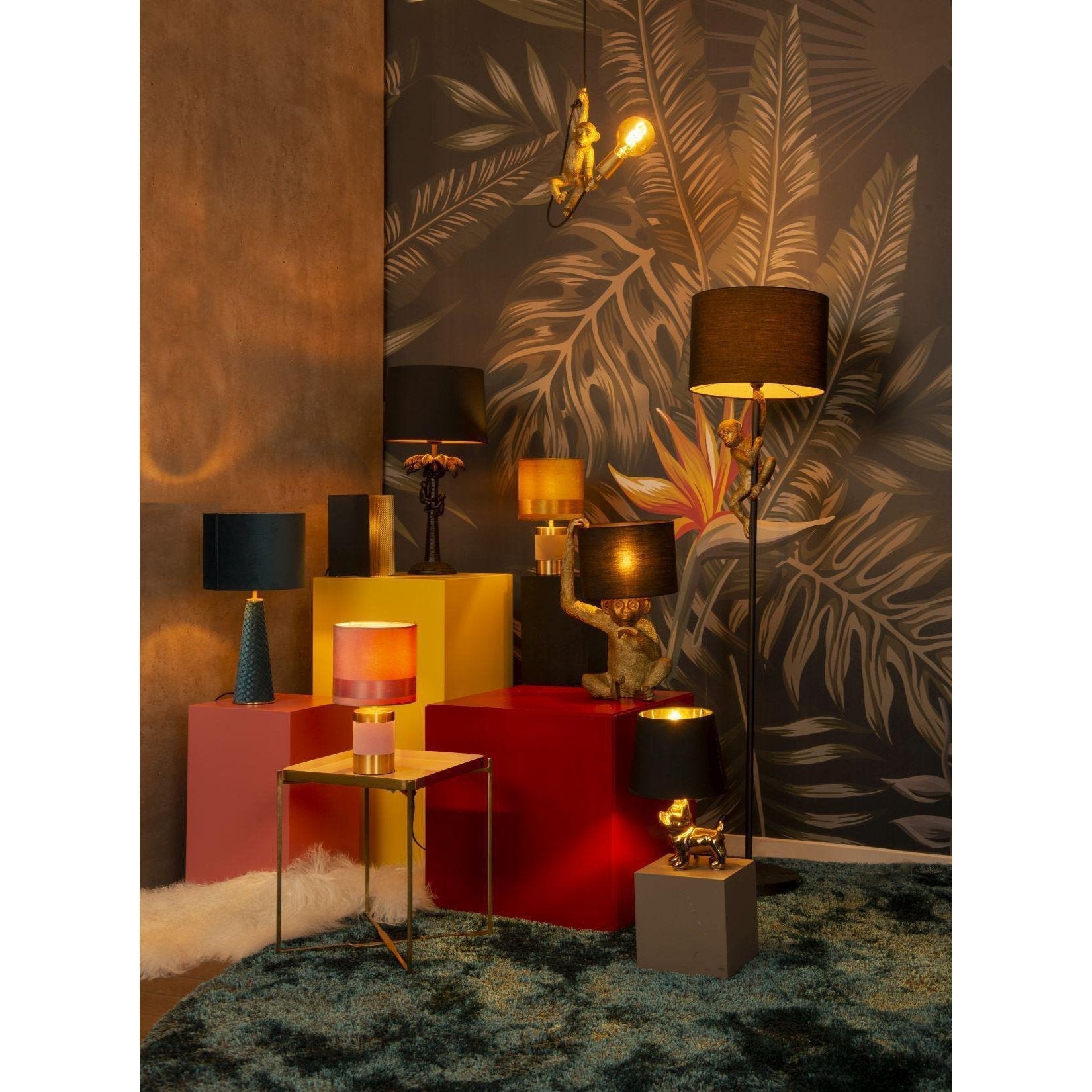 CHIMP. Hanglamp-Zwart-?17,6-1xE27-60W-Kunsts.