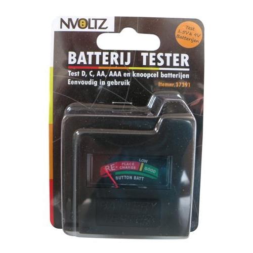 Batterij tester AAA/AA/C/D/9V + KN