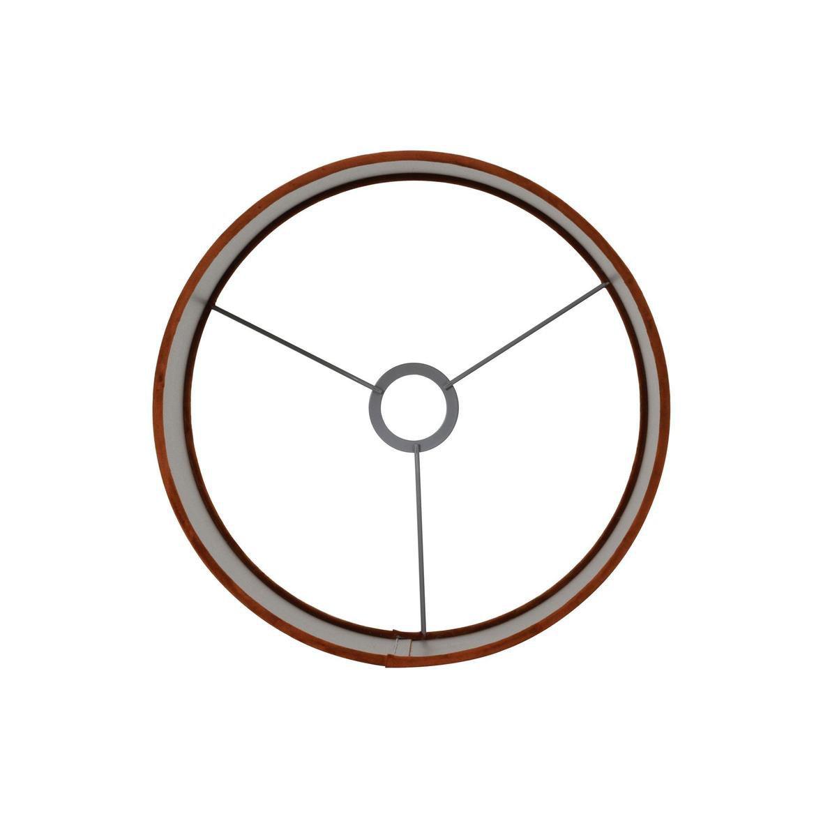 Light & Living kap cilinder Velours oranje