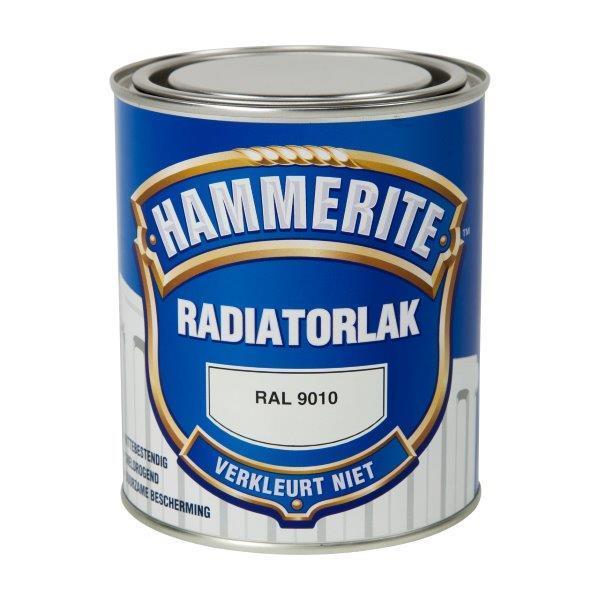 Hammerite radiatorlak RAL9010 750 ml.