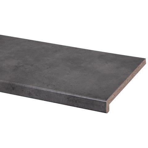 CanDo vensterbank spaanplaat 38mm donker beton 29x302cm