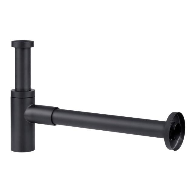Cornat design-sifon noir messing rond
