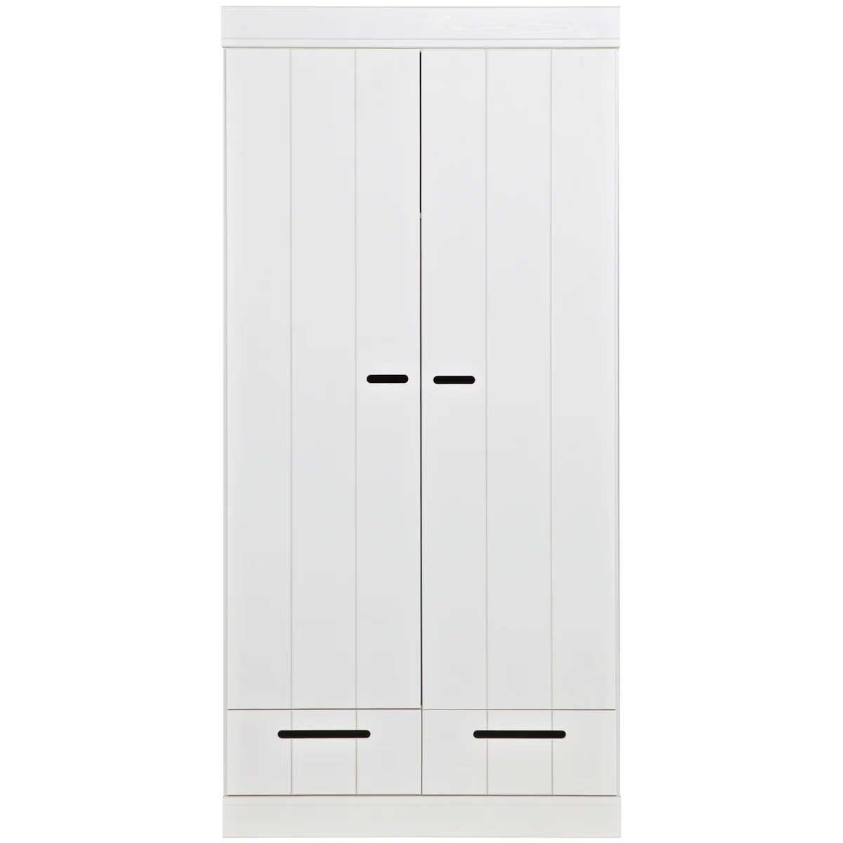 WOOOD Connect - 2 drs + lade -  strokendeur wit