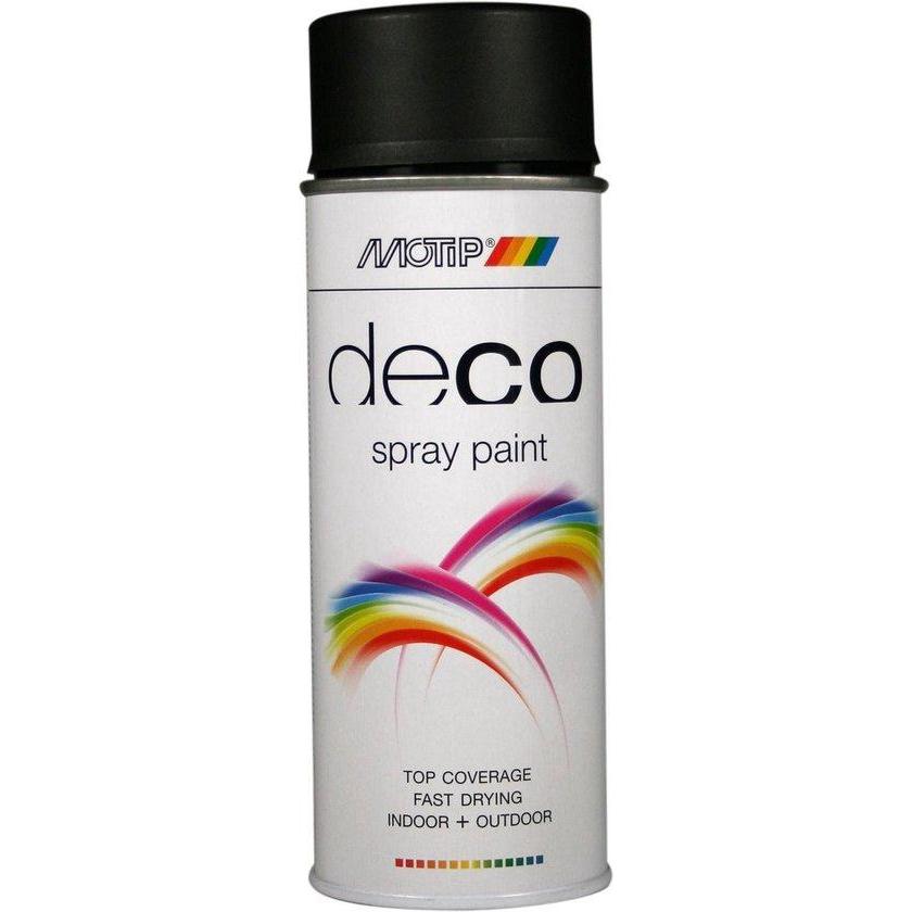 MoTip colors zijdeglans RAL9005 diep zwart 400 ml