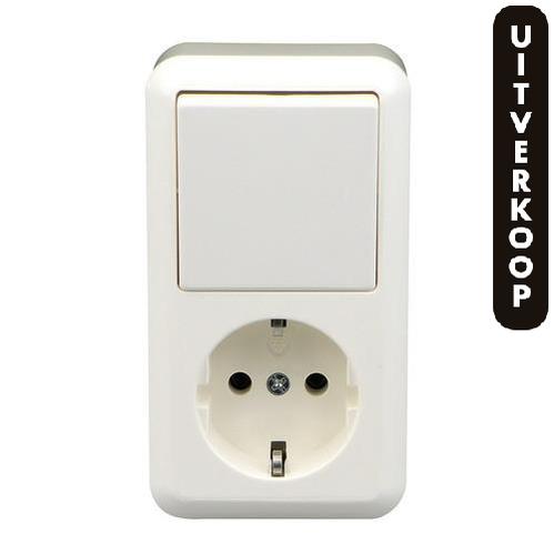 Combinatie schakelaar + RA opbouw 