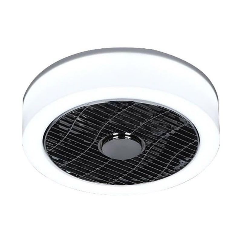Plafonniere met ventilator D400xH180mm wit