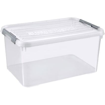 Curver Handy+ opbergbox 50 liter transparant