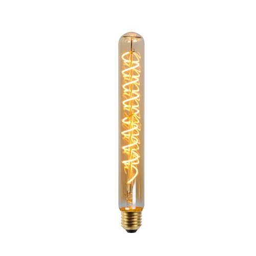 Lucide LED filament lamp Ø3,2x25cm E27 5W amber dimbaar