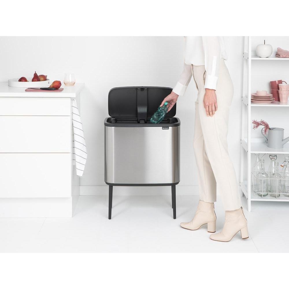 Brabantia Bo Touch Bin afvalemmer 36 ltr. Matt Steel Fingerprint Proof
