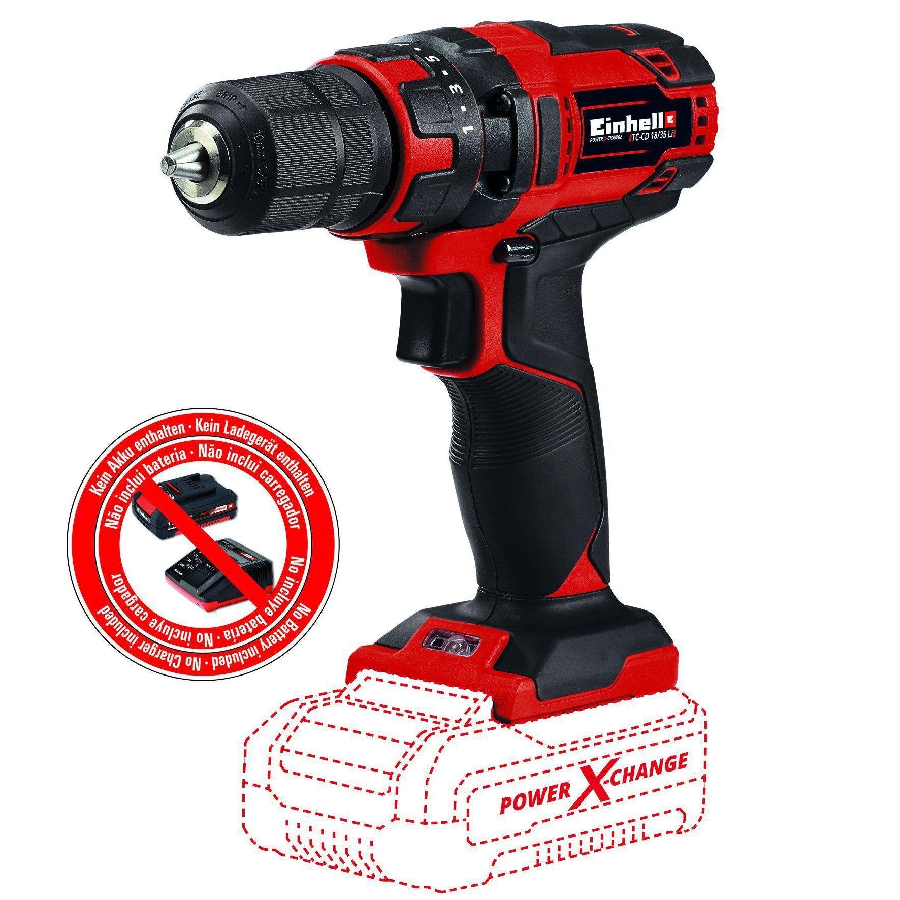Einhell Power X-Change TC-CD 18/35 Li Solo
