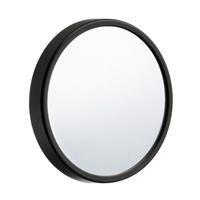 Smedbo Outline make up spiegel met zuignap 90mm ABS/spiegelglas zwart