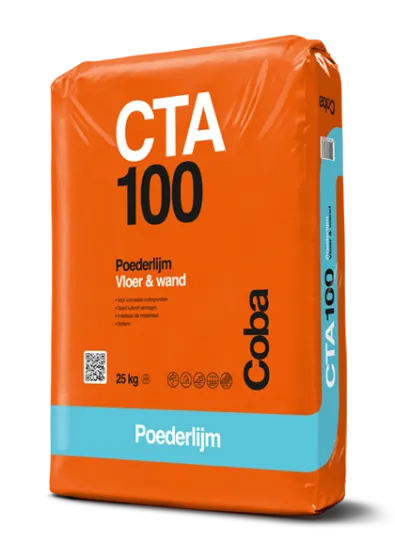 Coba CTA100 poederlijm vloer & wand grijs 25kg